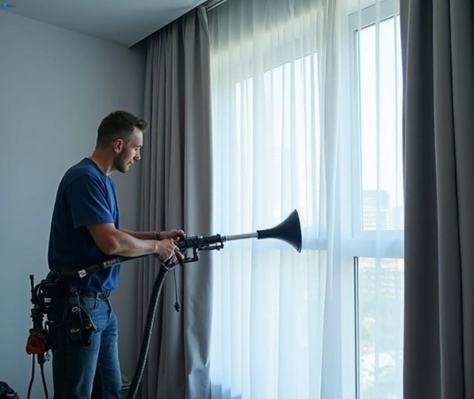 Professional drapes cleaning process tools Matty Curtain Cleaning ormeau-hills